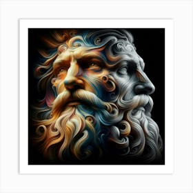 Portrait Of A Man Art Print