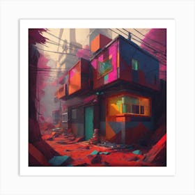 Urban futures Art Print