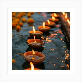 Diwali Lights 11 Art Print