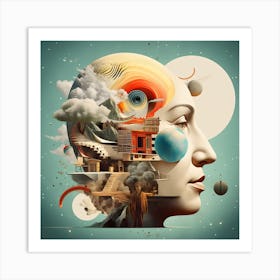 Abstract And Surreal Art Series By Csaba Fikker 013 Art Print