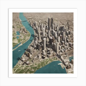 Chicago Cityscape Art Print