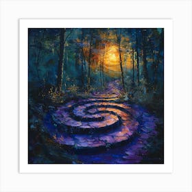 Spiral Path Art Print