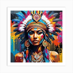 Indian Woman 5 Art Print