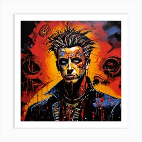 Hand Painted Clive Barker 1987 Horror Master Art Print