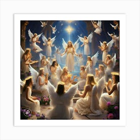 Angels Art Print