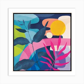 Sunrise Garden 3 Art Print