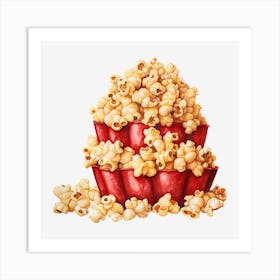 Popcorn In A Bowl 4 Art Print