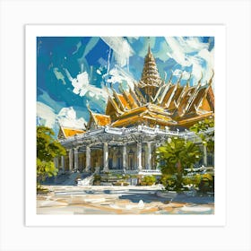 Phnom Penh Royal Palace 3 Art Print