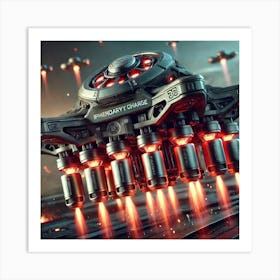 Pyroclasm Drones Incendiary Charges Art Print