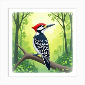 Woodpecker 3 Art Print