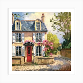 French Country House 2 Art Print