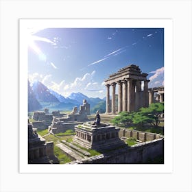 Ancient Ruins Art Print