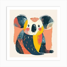Charming Illustration Koala 4 Art Print