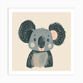 Charming Illustration Koala 2 Art Print