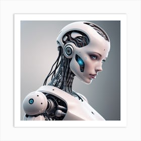 Robot Woman 33 Art Print