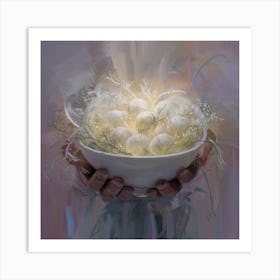 Angels In A Bowl Art Print