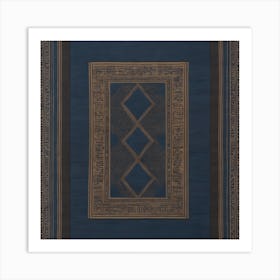 Egyptian Abstract Art Art Print