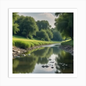 River 6 Art Print