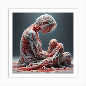 'Blood And Flesh' 1 Art Print