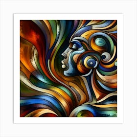 Expressions 5 Art Print