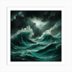 Stormy Seas 20 Art Print