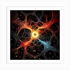 String Theory According To Ai By Csaba Fikker For Ai Art Depot 18 Art Print