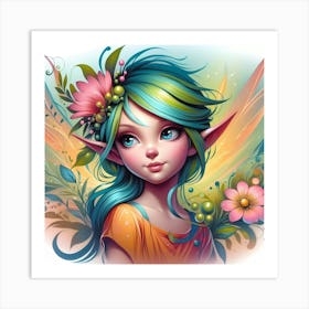 Fairy Girl 4 Art Print