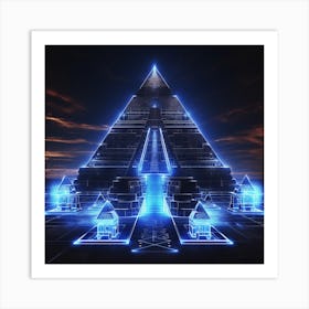 Pyramid Of Giza 2 Art Print