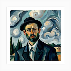 Portrait Of A Man Art Print