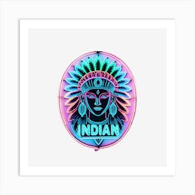 Indian Head Art Print