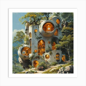 House In The Woods Art Print