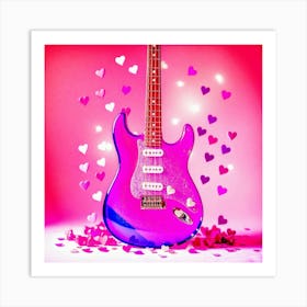 For the love of music Art Print