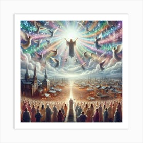 Jesus In The City Art Print