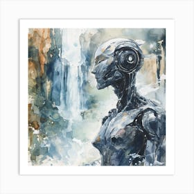 Myeera Robotic Cyborg That Is Imagined In The Bronze Age Waterc 025f96e2 Fca9 43c2 B3d1 2de9fceedbb5 Art Print