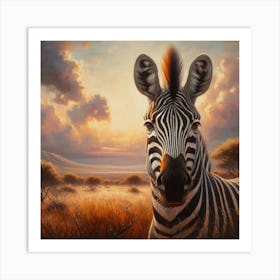 Zebra 1 Art Print