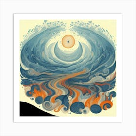 Ocean'S Edge Art Print