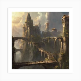 Fantasy Castle 99 Art Print