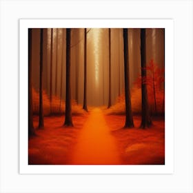 Path In The Forest Art Print