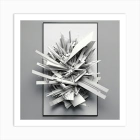 Abstract Sculpture Art Print