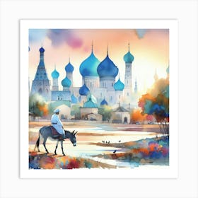 Russian City Art Print