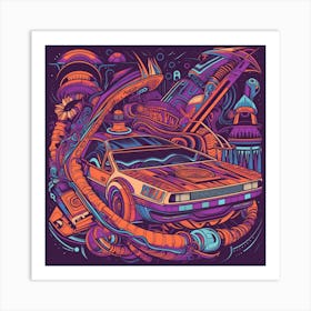 Back To The Future Art Print