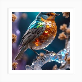 Bird In Glass Art Print