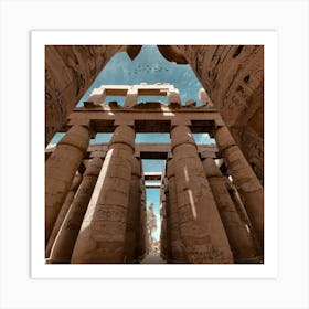 Egyptian Temple 26 Art Print