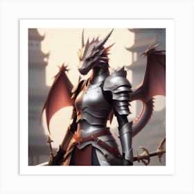 Dragon Warrior Art Print