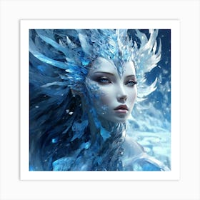 Ice Beauty Art Print