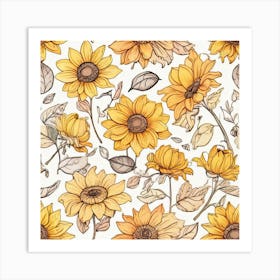 Sunflowers 5 Art Print