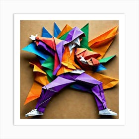 Origami Dancer 108 Art Print