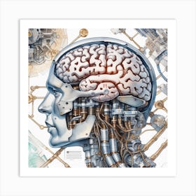 Brain Of The Future 3 Art Print