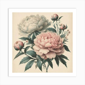 Peonies 6 Art Print