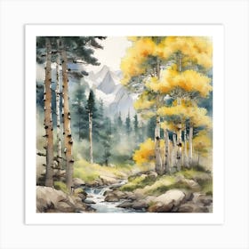 Aspen Grove Art Print